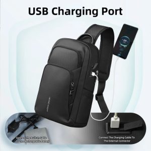 Sac à bandoulière étanche pour hommes